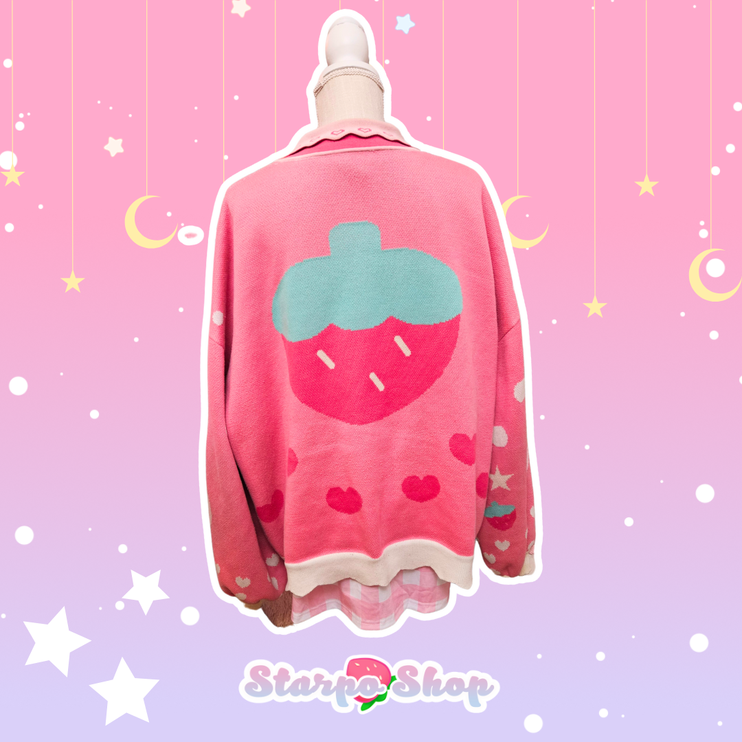 Kawaii Berry Bunny Cardigan PREORDER